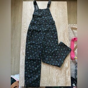 We Wore What Floral Overalls